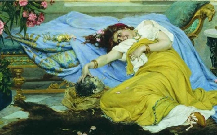 Fulvia, într-un tablou pictat de Pavel Aleksandrovich Svedomsky