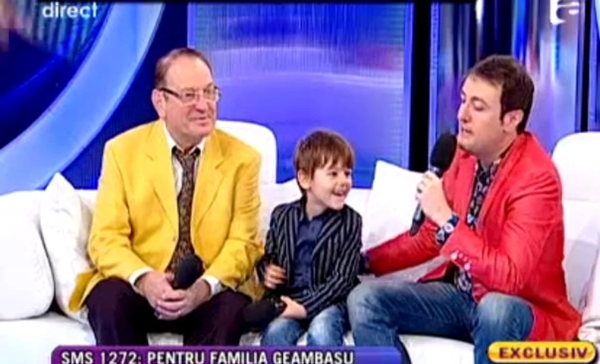 Davin are acelaşi interes pentru muzică precum tatăl şi bunicul său (captură Antena 1)