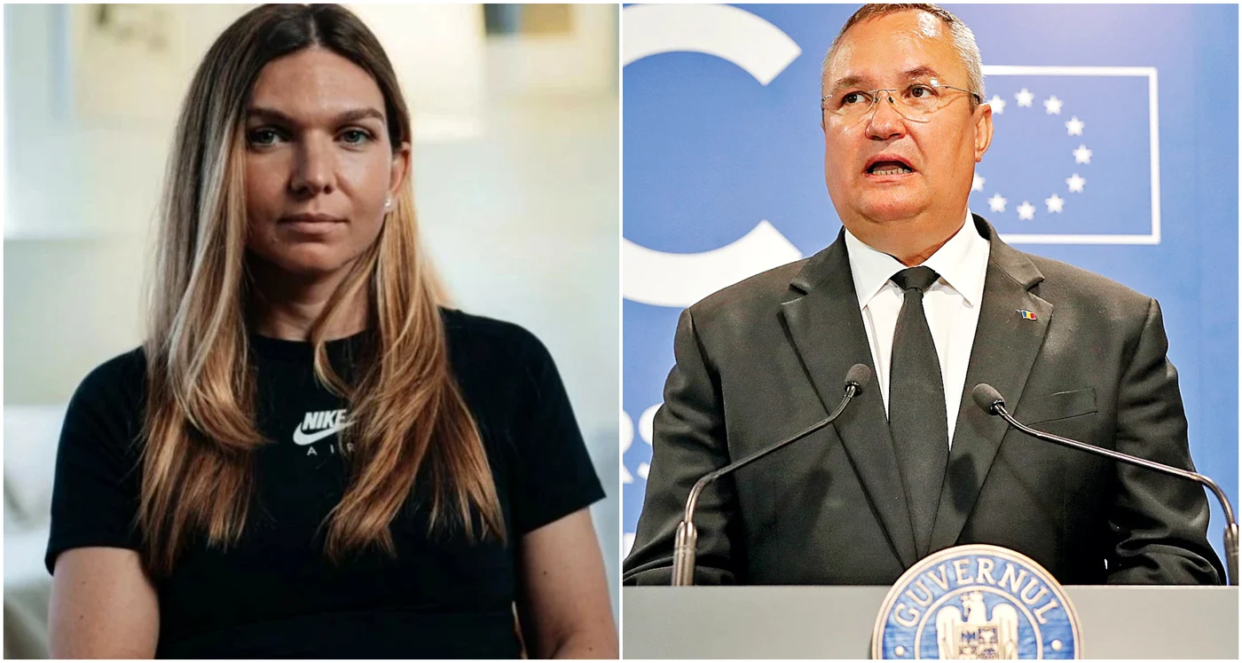 Premierul Nicolae Ciucă o consideră nevinovată pe Simona Halep FOTO Colaj