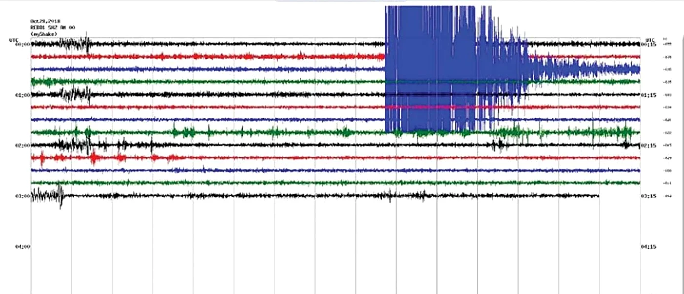 Seismografele au înregistrat mişcarea pământului: aşa arată