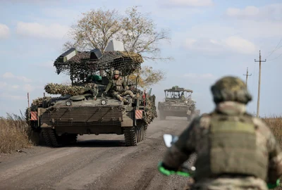 Forțe armate ruse pe frontul din Pokrovsk FOTO Profimedia