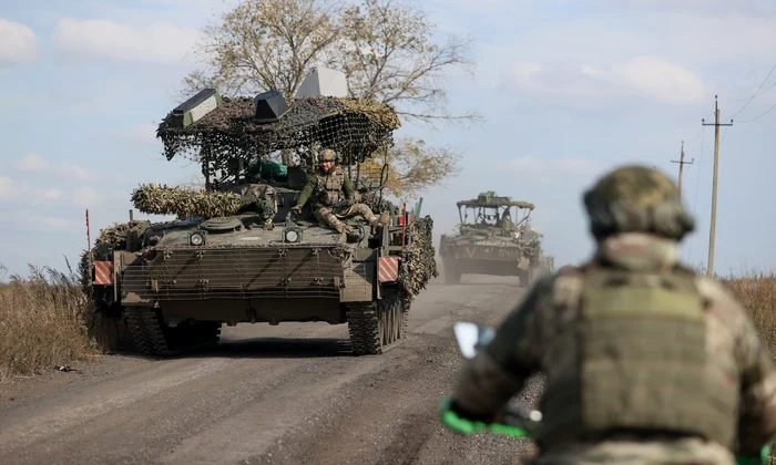 Forțe armate ruse pe frontul din Pokrovsk FOTO Profimedia 