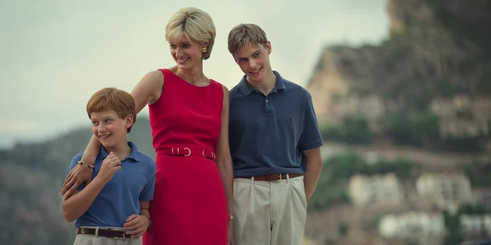 Harry și William, copiii Prințesei Diana. FOTO: Netflix