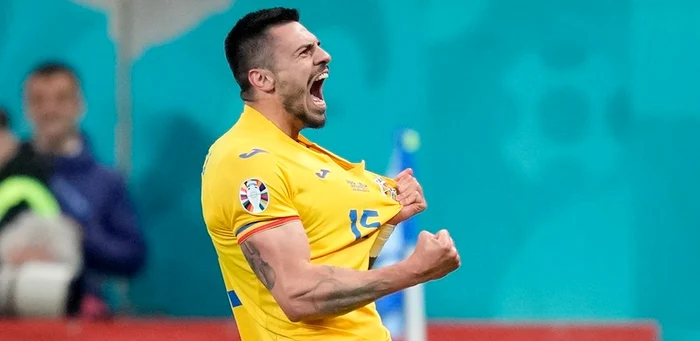 Andrei Burcă a înscris pentru 2-0 în meciul cu Belarus. FOTO: Arhiva Adevărul
