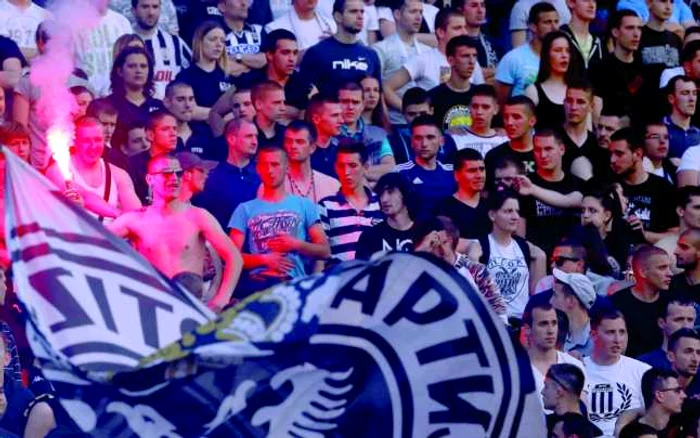 Suporterii lui Partizan FOTO AP