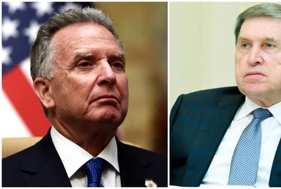 Steve Witkoff și Iuri Ușakov FOTO: colaj arhivă/APA
