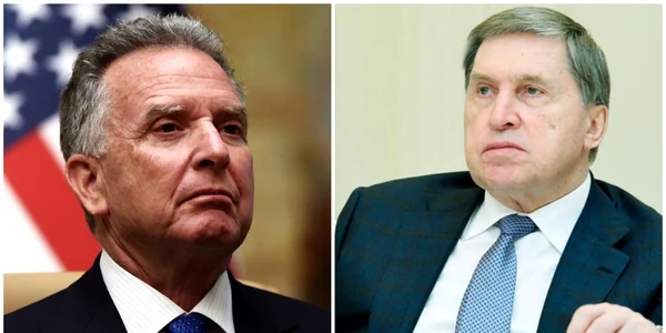 Steve Witkoff și Iuri Ușakov FOTO: colaj arhivă/APA
