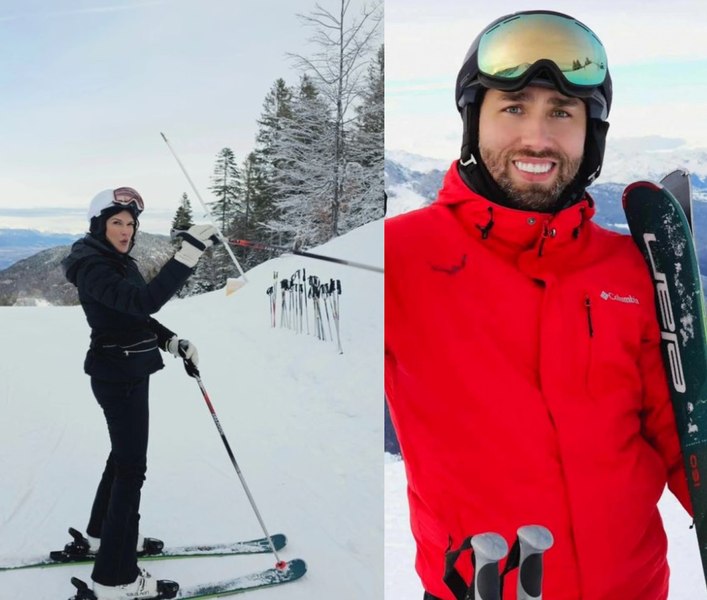 Monica Bîrlădeanu și Valeriu Gheorghiță, escapadă romantică la schi. Ce destinație de vacanță au ales FOTO