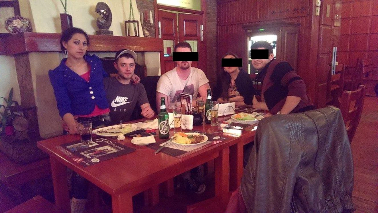 Victor Spirescu este acum in Anglia alaturi de prietena sa, Catalina - Foto Arhiva personala