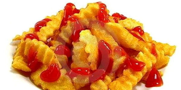 Cartofi prăjiţi cu ketchup