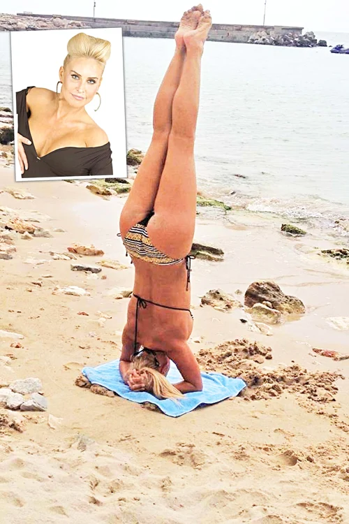 Iulia Vântur susţine că exerciţiile de yoga o ajută să-şi ţină hormonii în frâu