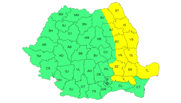 Sursă: ANM