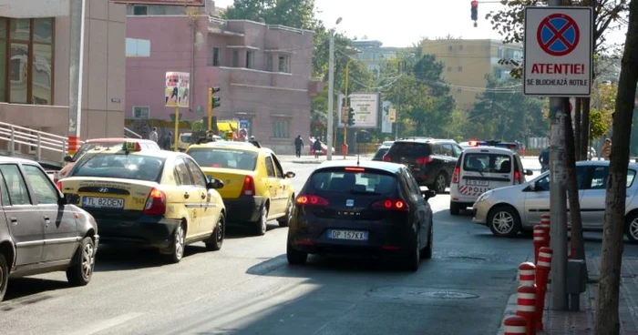 Accidentul rutier a avut loc pe strada Păcii