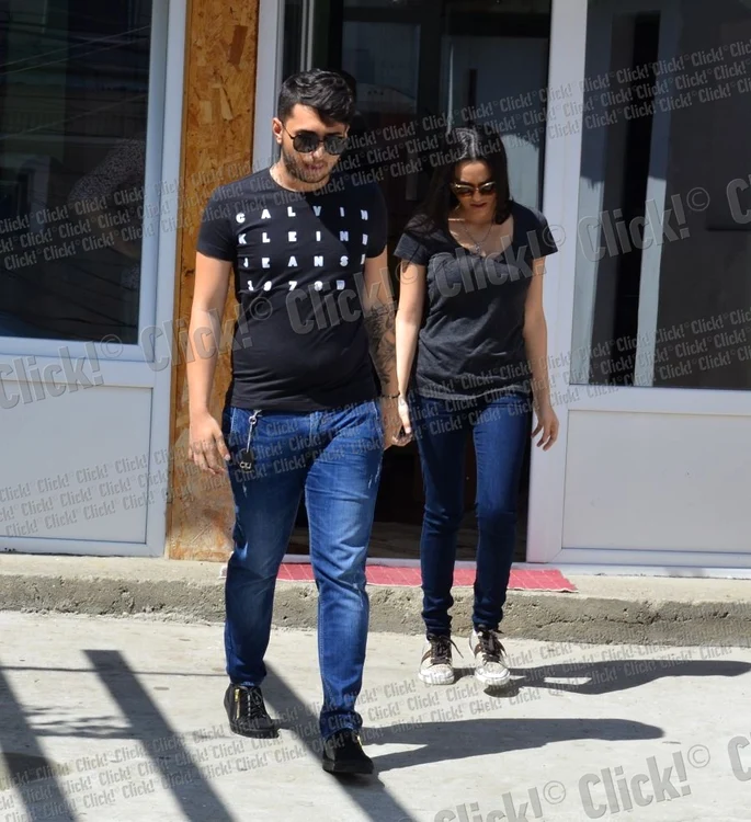 Franco şi Carmen Minune au mers acasă la el, apoi au ieşit în oraş. (Foto: Alex Muscaliu)