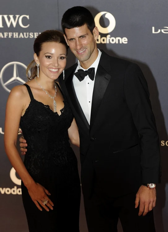 Novak, alături de Jelena