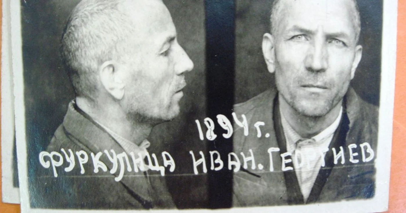 Ion Furculiţă în arestul NKVD. Foto: Dosarul SIS