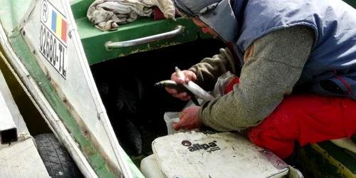 Avea o tonă de peşte în barcă (foto: Garda de Coastă)