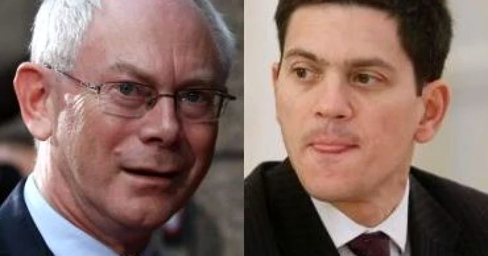 Favoriţii pentru "preşedintele" şi "ministrul de externe" ai UE: Van Rompuy şi David Miliband