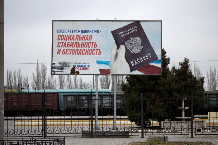 Propagandă rusească cu privire la pașapoarte FOTO Profimedia