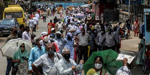 Dezastru sanitar în India provocat de coronavirus FOTO EPA-EFE