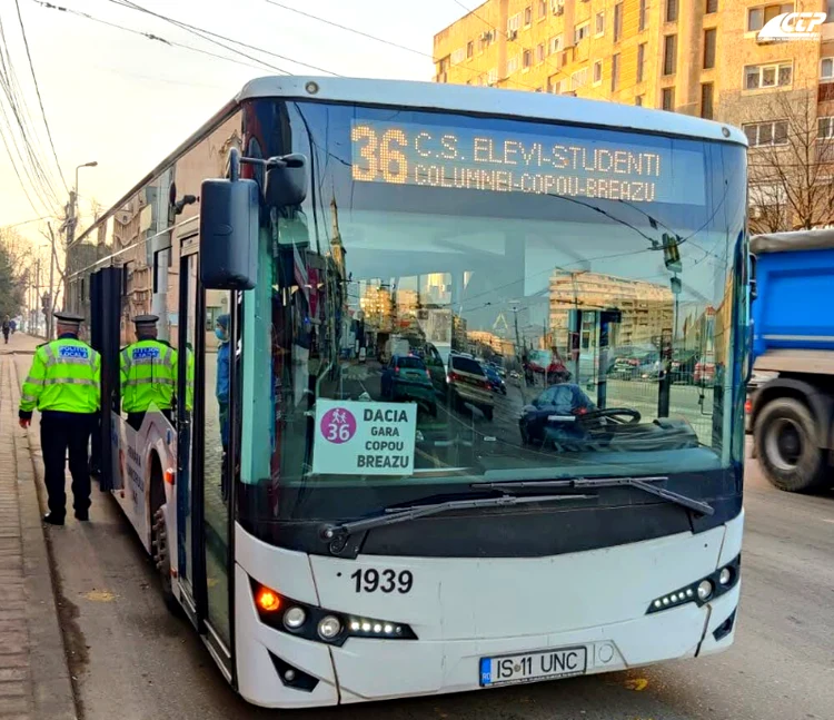 Autobuz pentru elevi și studenți, Iași  Sursa foto: CTP Iași