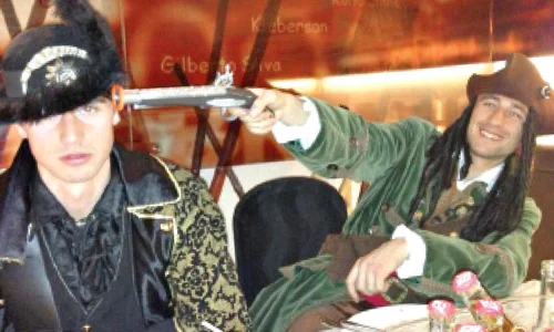 Paul s a distrat alături de  coechipieri  la vestitul  carnaval  veronez jpeg