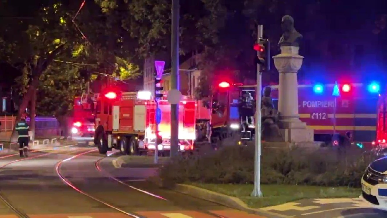 Incendiu la Spitalul de Copii din Timișoara Foto: observator