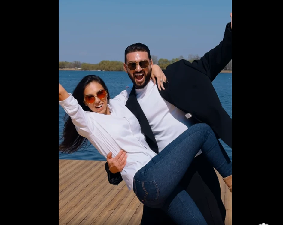 Dorian Popa și Andreea se căsătoresc. FOTO captură video Facebook