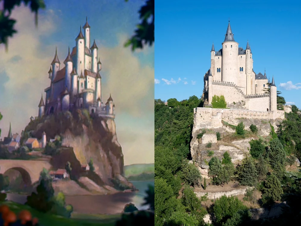 „Albă ca zăpada şi cei şapte pitici” – Castelul Alcázar of Segovia,  Spania