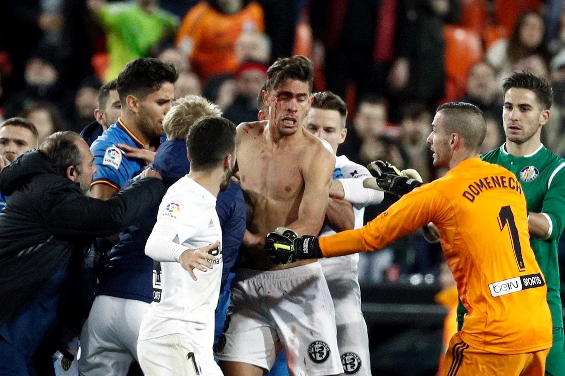 Gabriel Paulista a avut cel mai mult de suferit după meciul Valencia - Getafe
