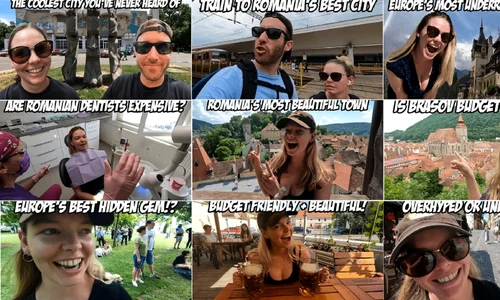 Haley și Zach doi tineri americani turiști prin România cu buget redus Transilvania cu trenul Foto Arhiva personală jpg