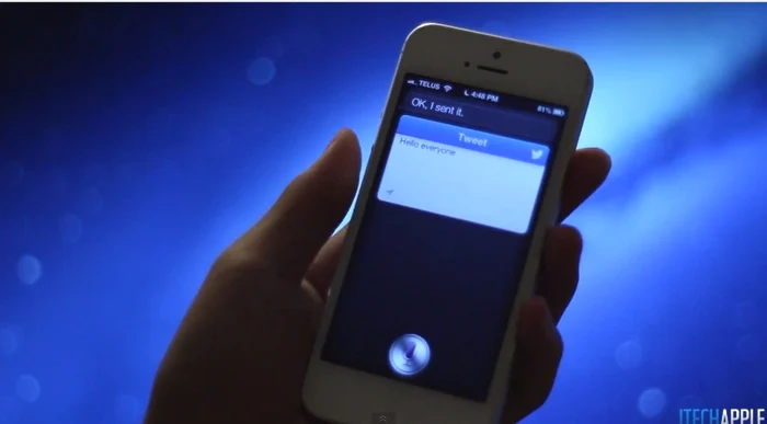 iphone siri tweet