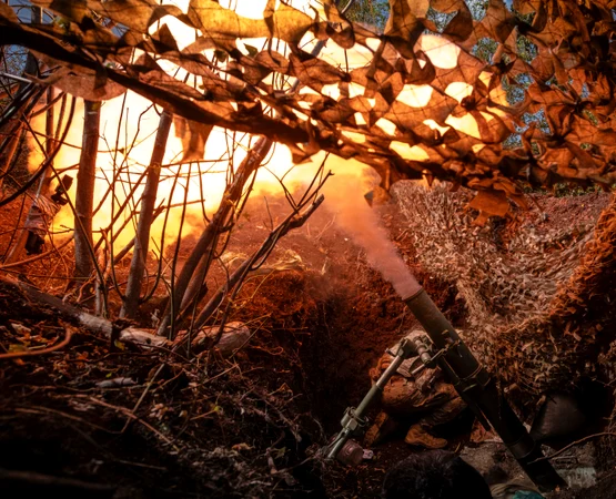 Soldați ucraineni  frontul din Donețk foto profimedia jpg