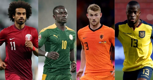 Afif (Qatar), Mane (Senegal), de Ligt (olanda) și Valencia (Ecuador)