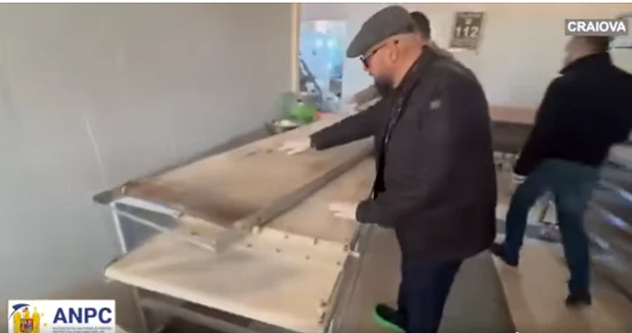 Piedone, în timpul unui control în Craiova FOTO captură video Facebook