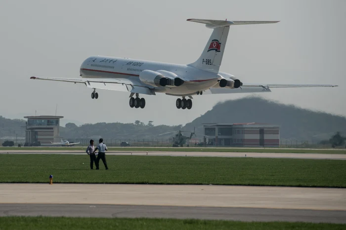 Un Ilyushin Il-62 deținut de Air Koryo, similar celui folosit de Kim Foto AFP