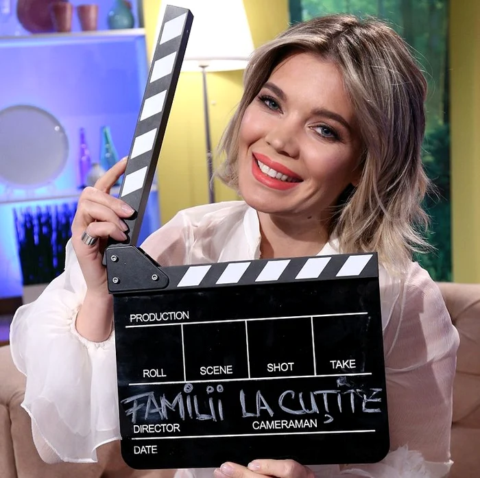 Gina Pistol este prezentatoarea emisiunii Chefi la cuțitefoto: Antena 1