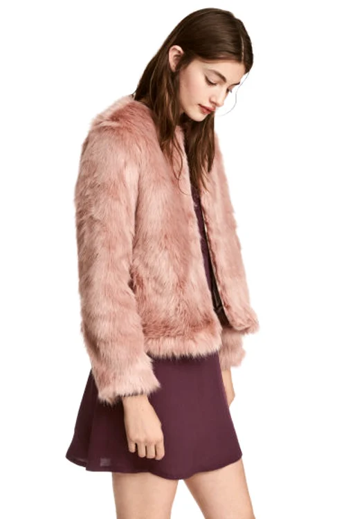 Jachetă de blană, H&M, 229 lei jpg jpeg