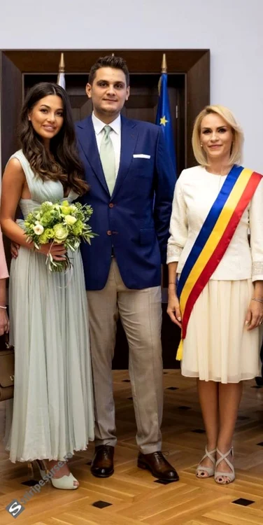 Gabriela Firea a fost cea care a oficiat ceremonia de cununie