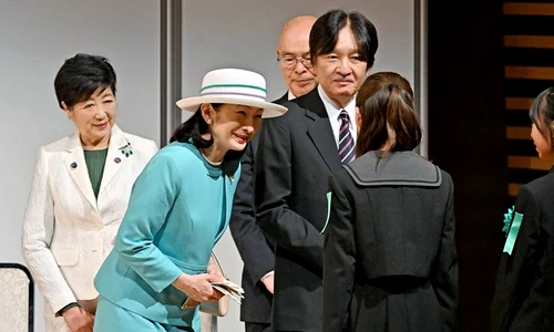 Prințul Fumihito aka Prințul Akishino, cu Prințesa Kiko la un eveniment din mai 2026   FOTO Agenția Imperială (3) jpg