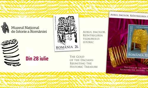Emisiunea de mărci poștale „Aurul dacilor. Reîntregirea Tezaurului Istoric”