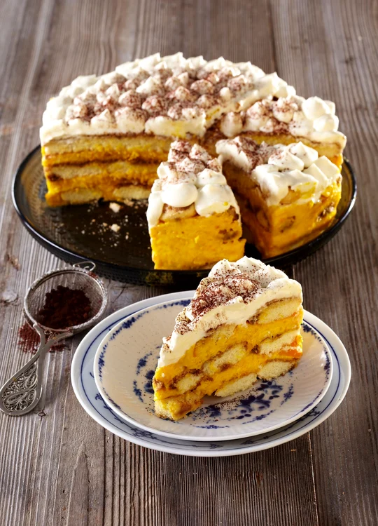 Tiramisu cu piure de dovleac