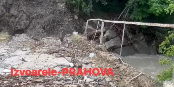 Pod luat de ape în comuna Izvoarele foto facebook emil draganescu png