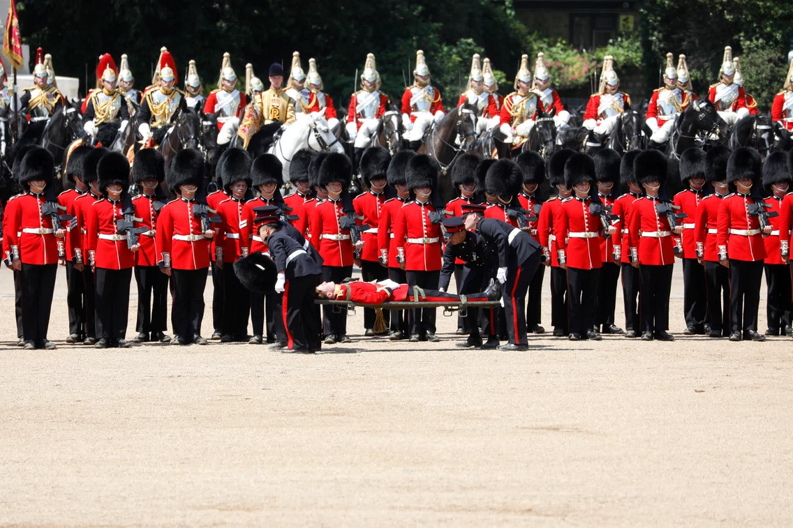 Repetiții pentru Trooping the Colour
