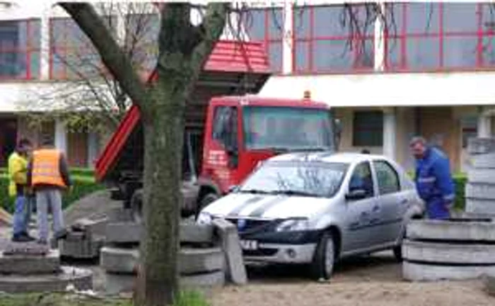Şantierul de pe Praporgescu întârzie să fie finalizat