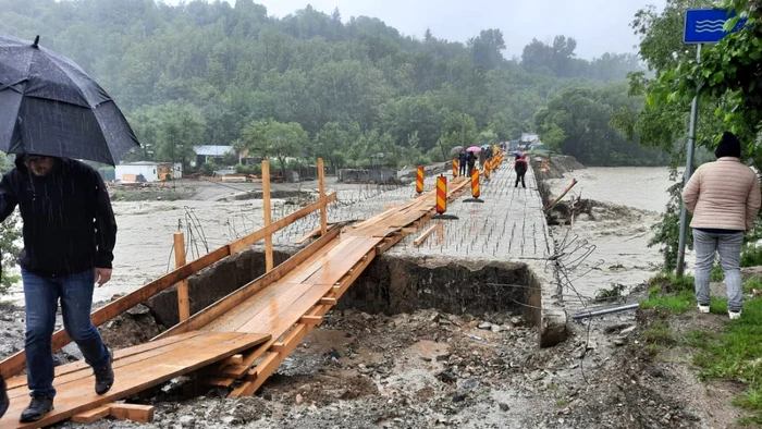 Inundaţii în judeţul Vrancea. FOTO: Arhivă