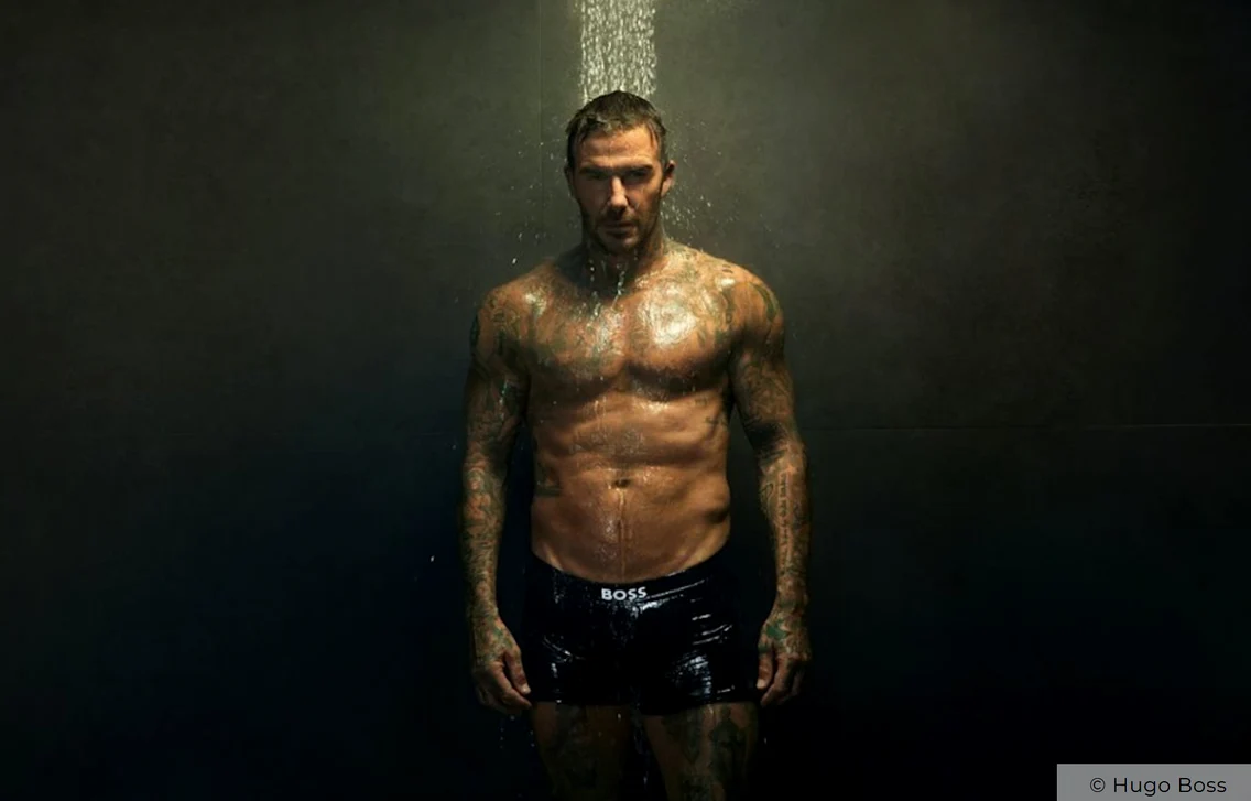 David Beckham, campanie BOSS, Instagram