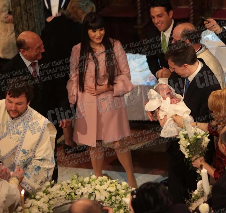 Botezul nepoatei lui Traian Băsescu