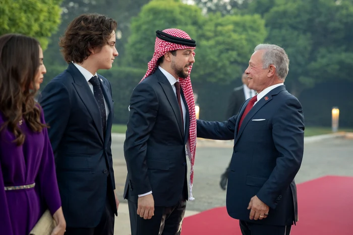 Regele Abdullah și Prințul Hussein foto Facebook jpg