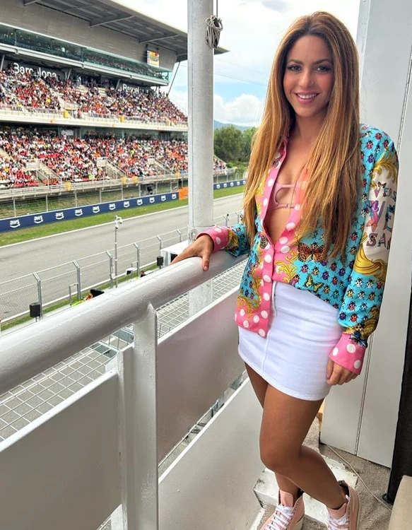 Shakira F1 Barcelona PNG
